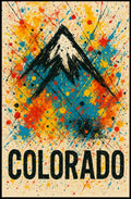 Colorado Mountain Art Poster