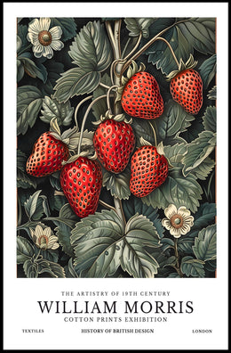 William Morris Cotton Prints Exhibition Poster