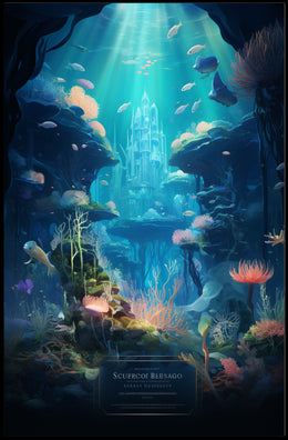 Enchanted Underwater Realm Poster