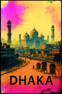 Dhaka Cityscape Poster PosterGoat