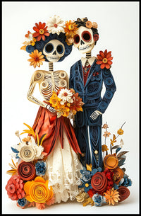 Vibrant Day of the Dead Celebration Cultural or Heritage Poster