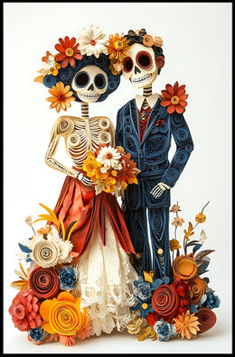 Vibrant Day of the Dead Celebration Cultural or Heritage Poster