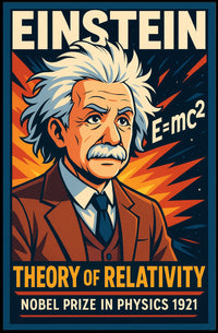 Albert Einstein Nobel Prize In Physics Poster