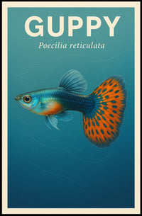 GuppyPoecilia reticulata Poster PosterGoat