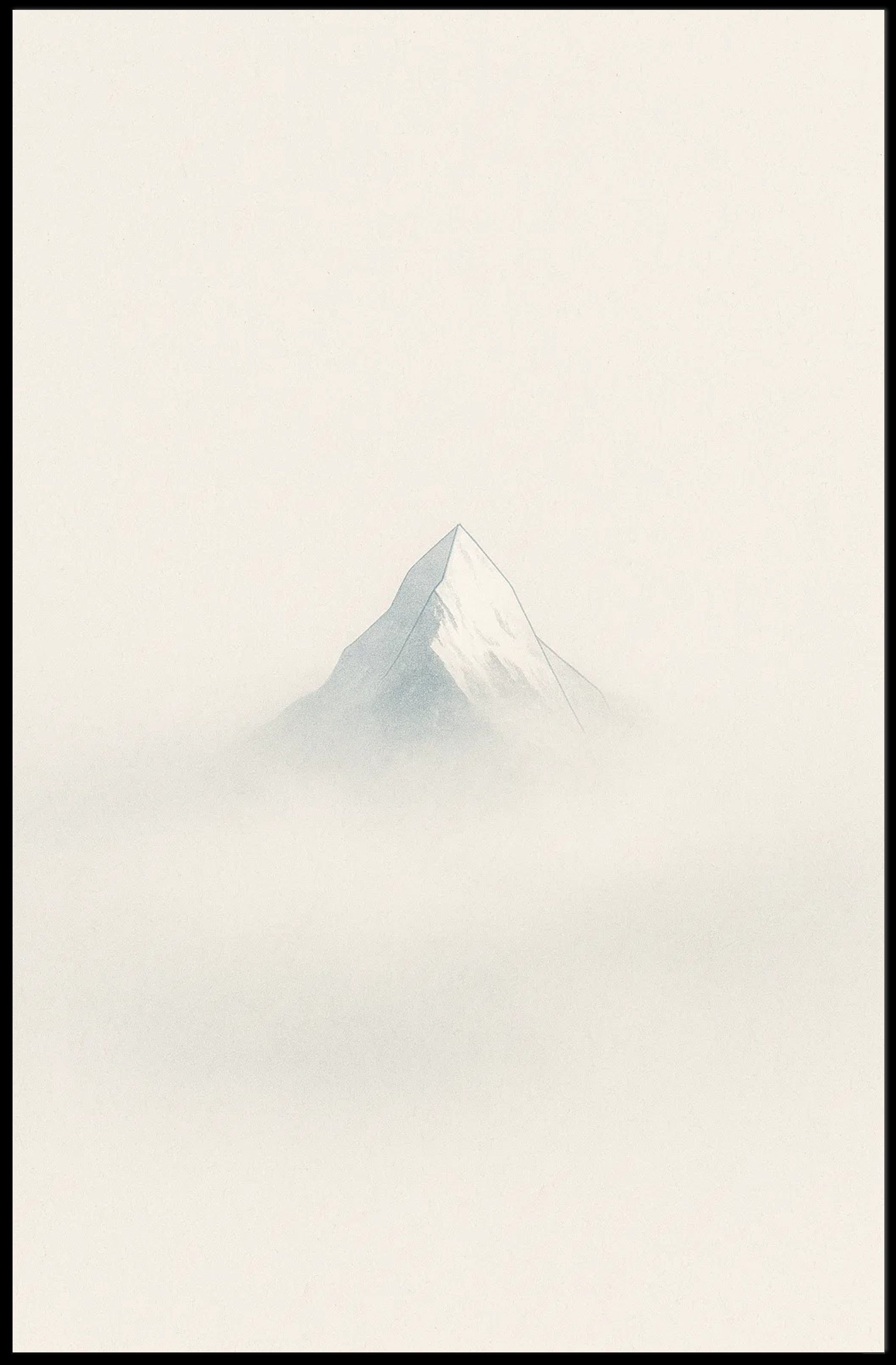 Serenity in the Mist Wall Art for Tranquil Decor PosterGoat