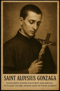 Saint Aloysius Gonzaga Poster