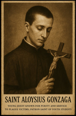 Saint Aloysius Gonzaga Poster