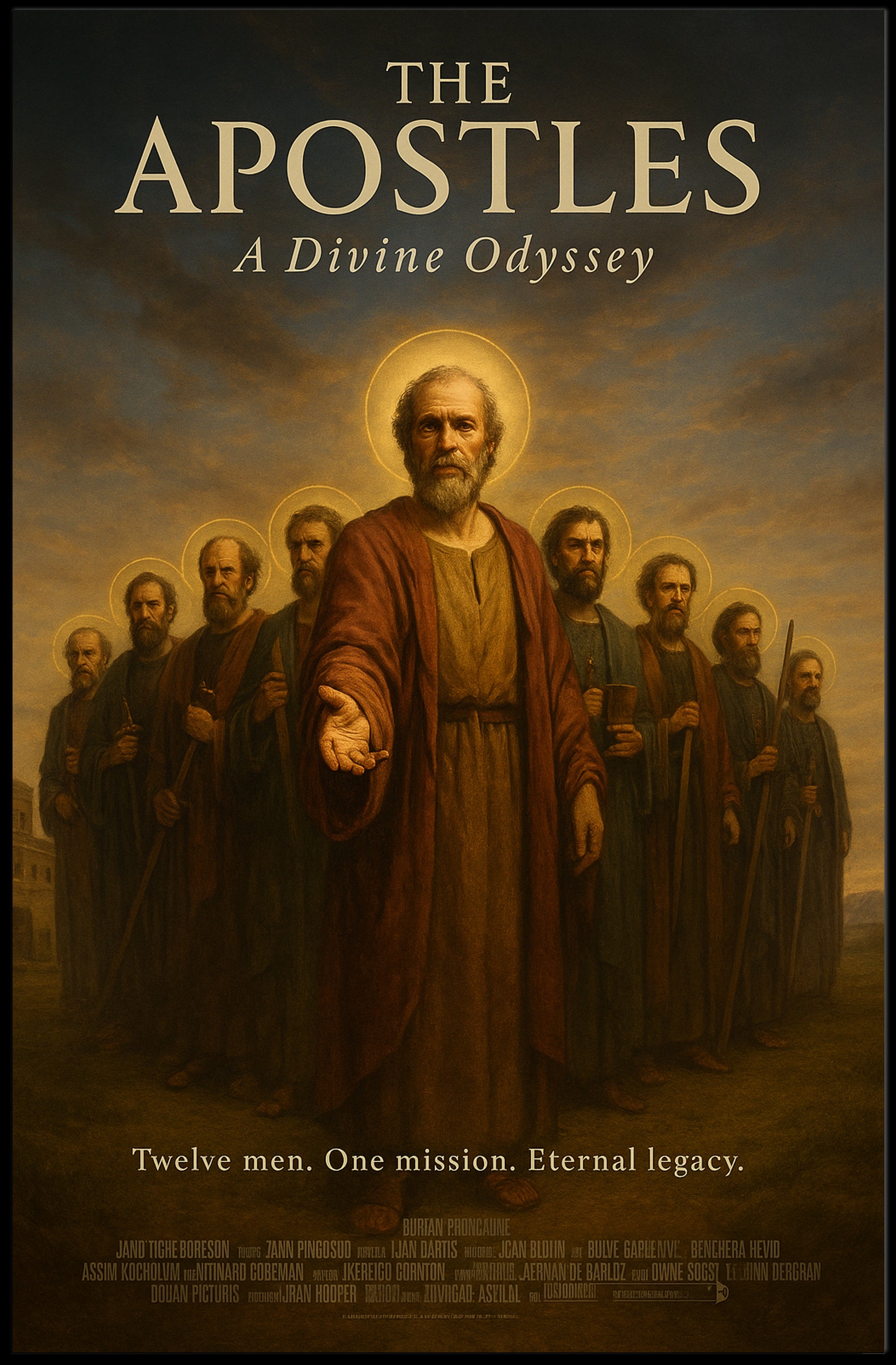 Apostles' Sacred Journey Classic Artistic Poster PosterGoat