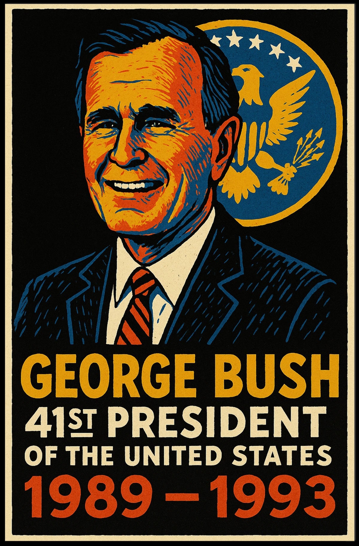 George Bush 41st President Poster