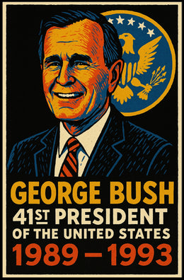 George Bush 41st President Poster