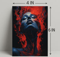 Fiery Elegance Poster