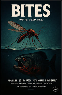 Bites You’re Dead Meat Poster PosterGoat