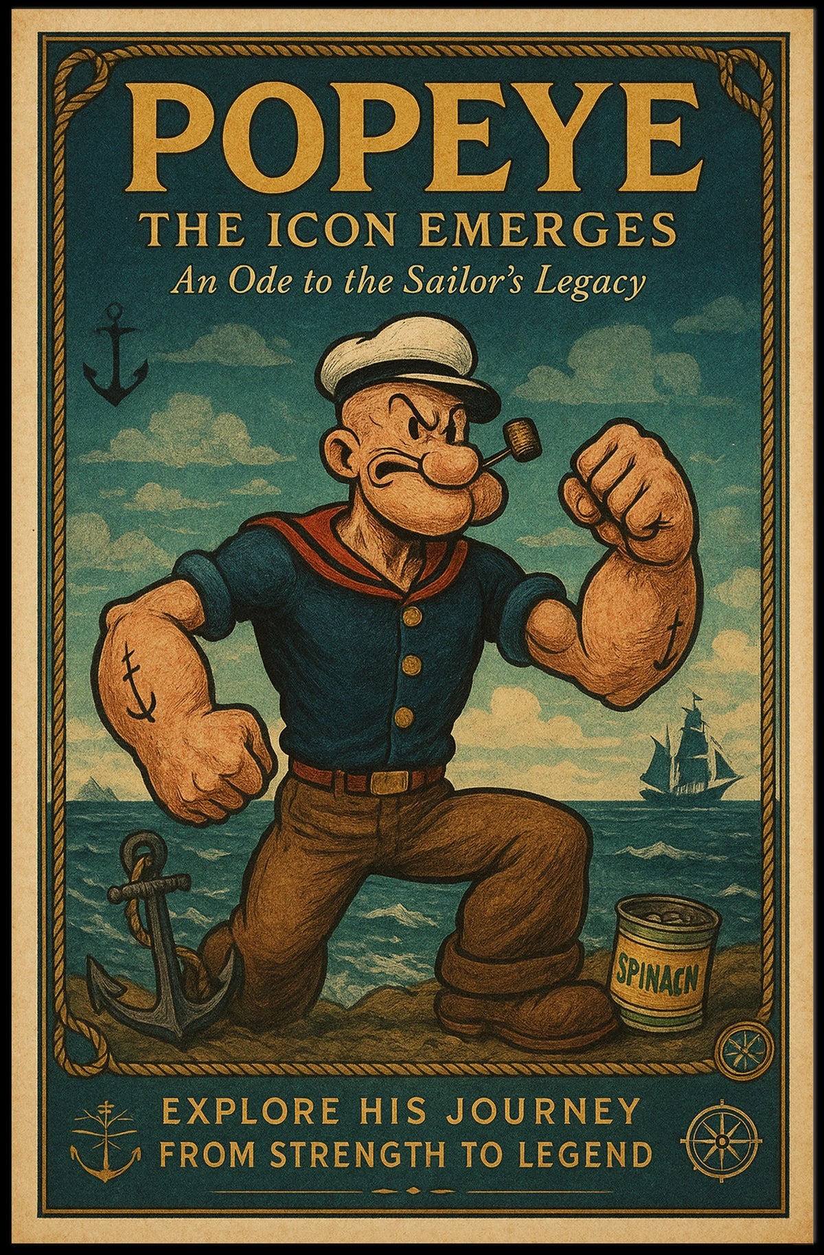Popeye 1929 Art Poster POP-227