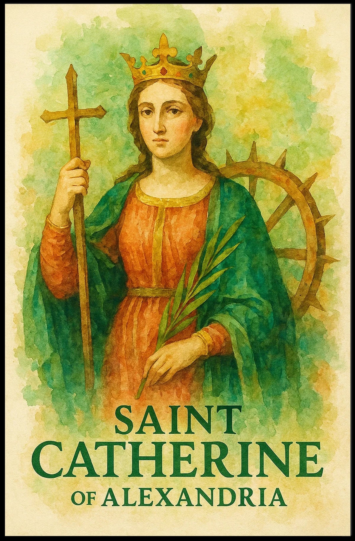 Saint Catherine of Alexandria Poster