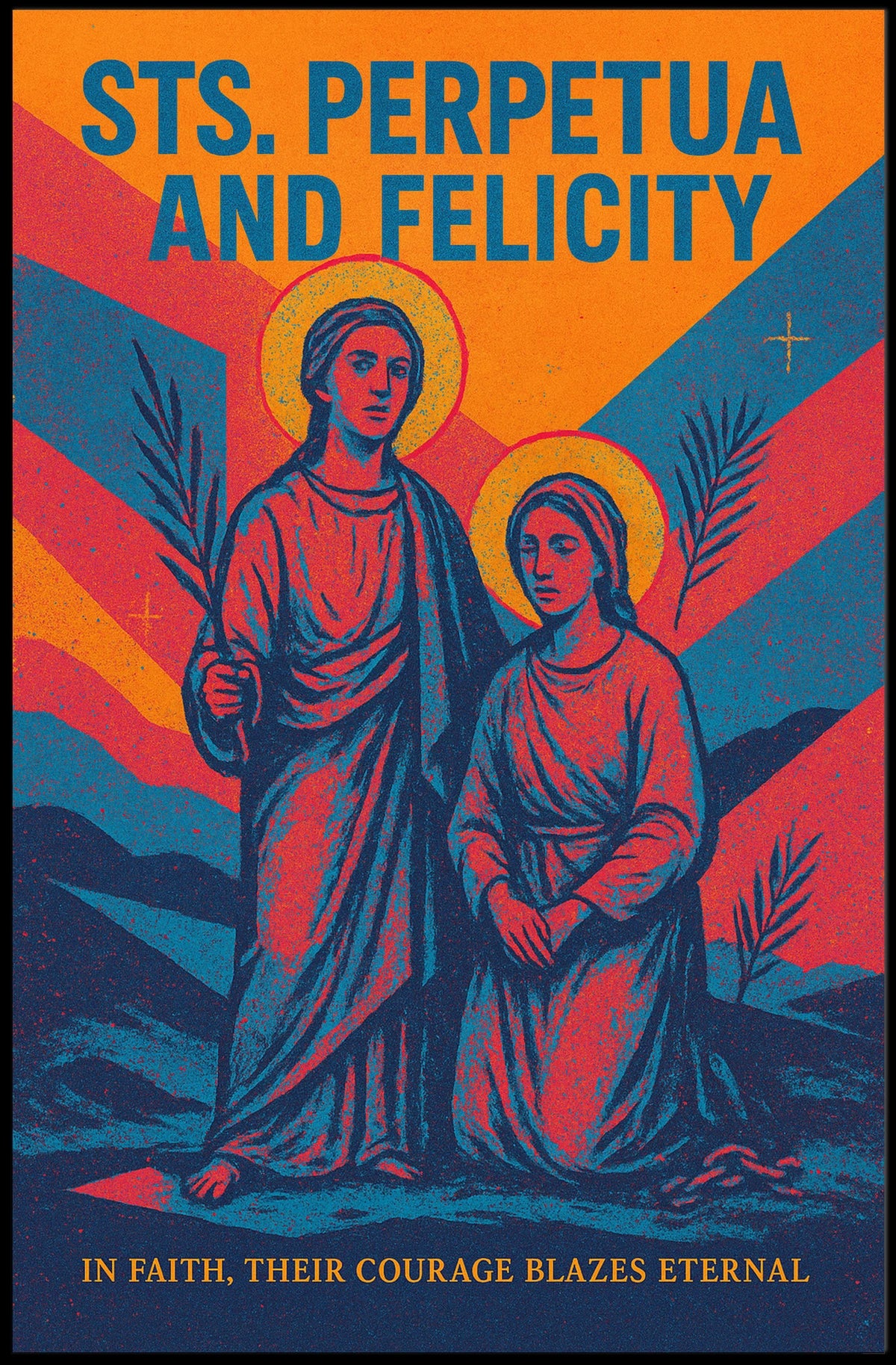 Saints Perpetua and Felicity Poster