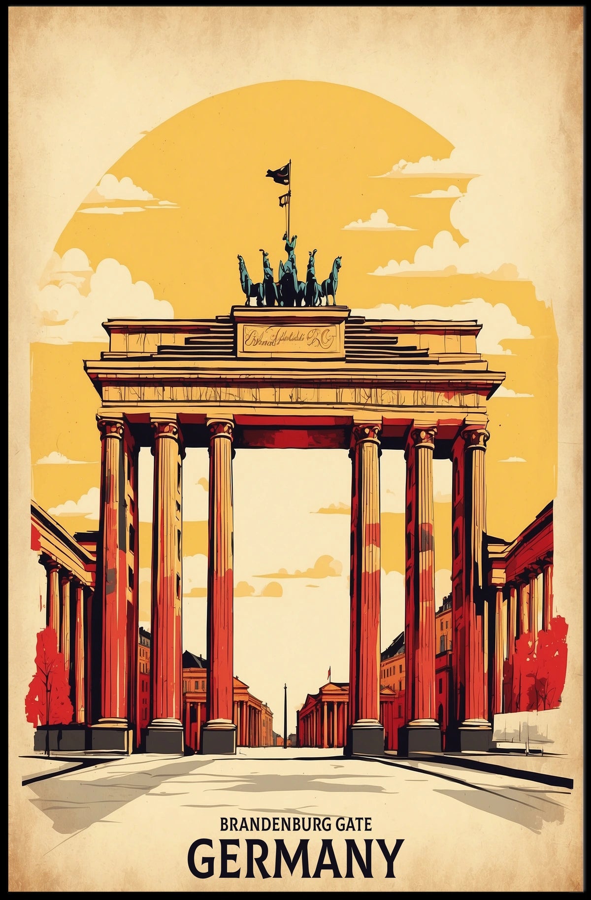 Brandenburg Gate Germany Poster