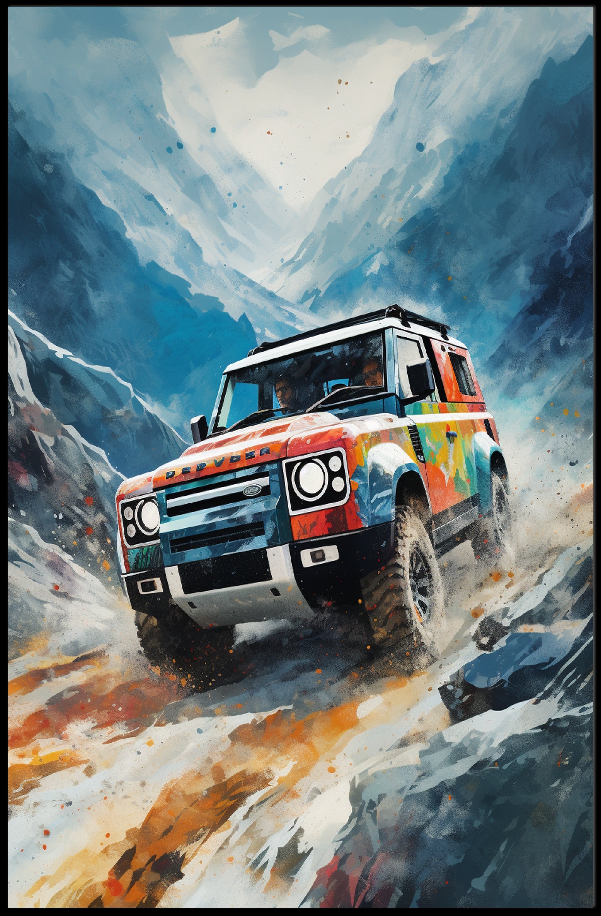Adventurous Off-Road Journey Poster PosterGoat