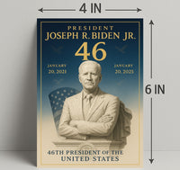 Joseph R. Biden Jr. 46th President Poster PosterGoat