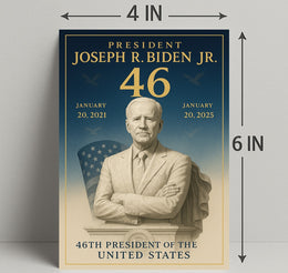 Joseph R. Biden Jr. 46th President Poster PosterGoat