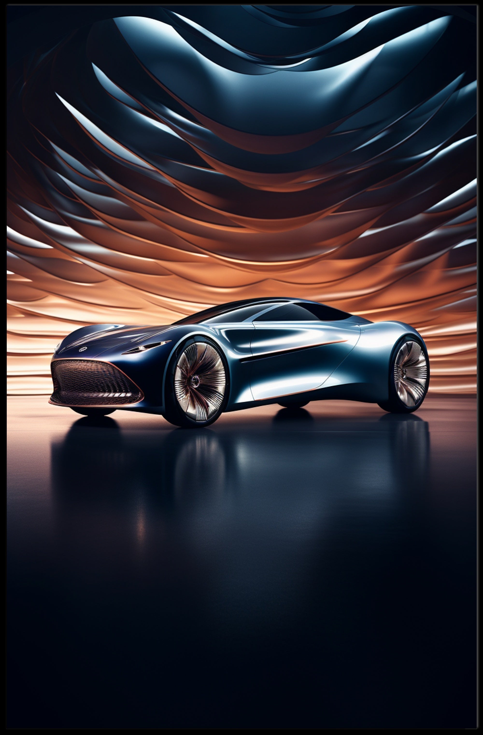 Futuristic Elegance Poster