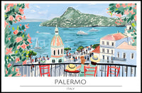 Scenic View of Palermo Poster