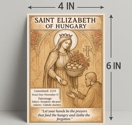 Saint Elizabeth of Hungary Poster PosterGoat