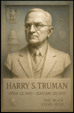 Harry S. Truman Presidential Legacy Poster