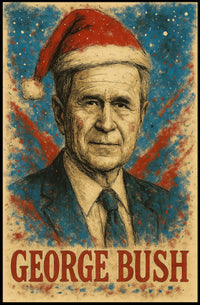 George H. W. Bush 41st President of the United States Christmas SeriesPoster