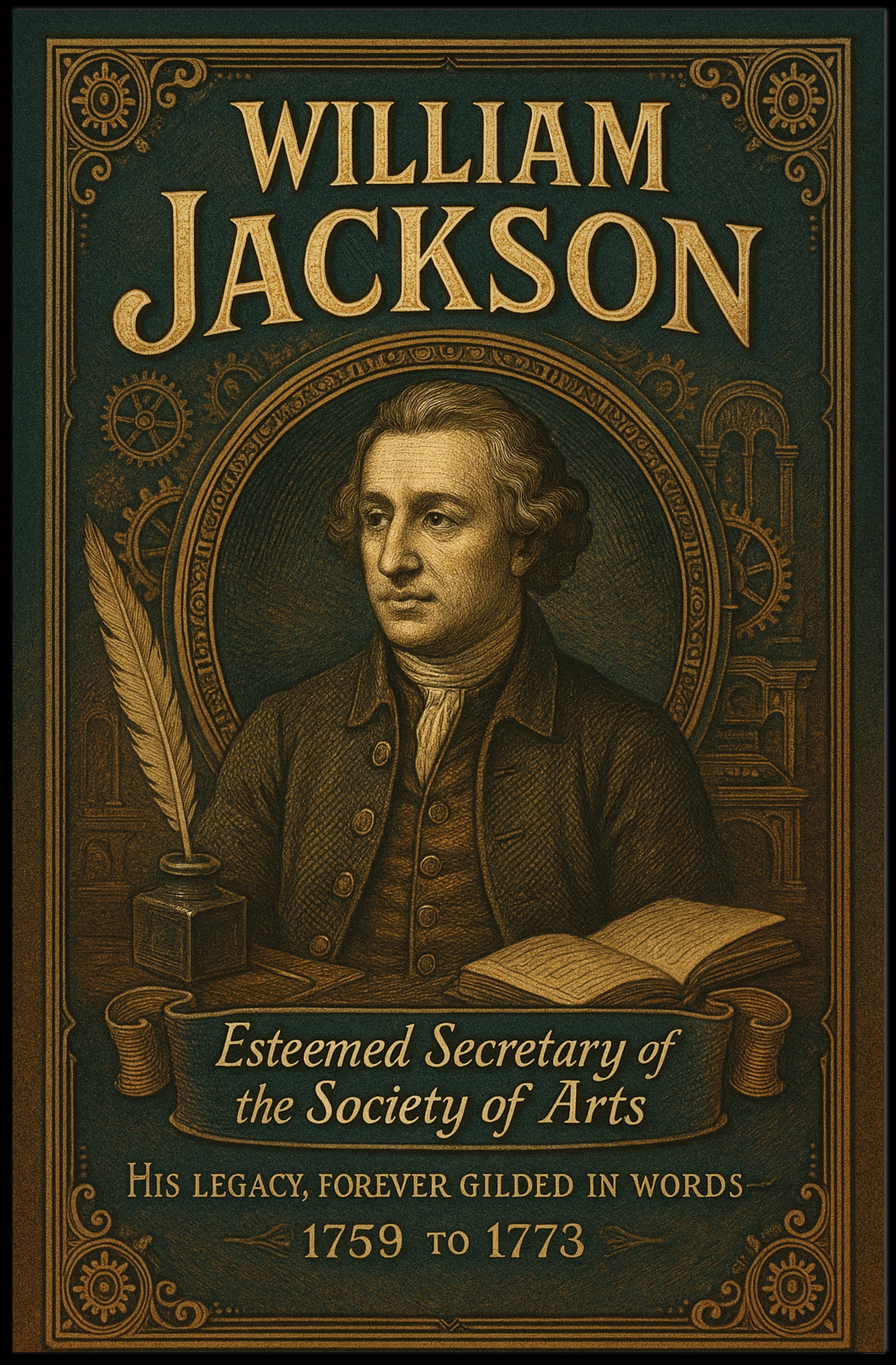 William Jackson Esteemed Secretary of the Society of Arts Poster PosterGoat