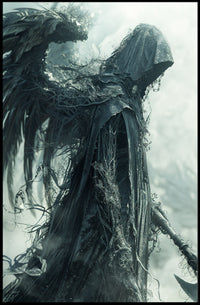 Ethereal Guardian: Dark Fantasy and Mythology Poster PosterGoat