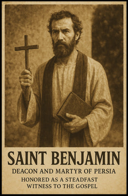 Saint Benjamin Deacon And Martyr Of Poster