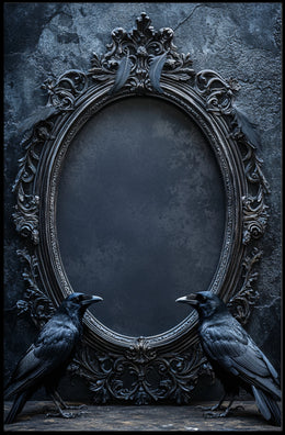 Vintage Ornate Frame Abstract Artistic or Pop Culture Poster