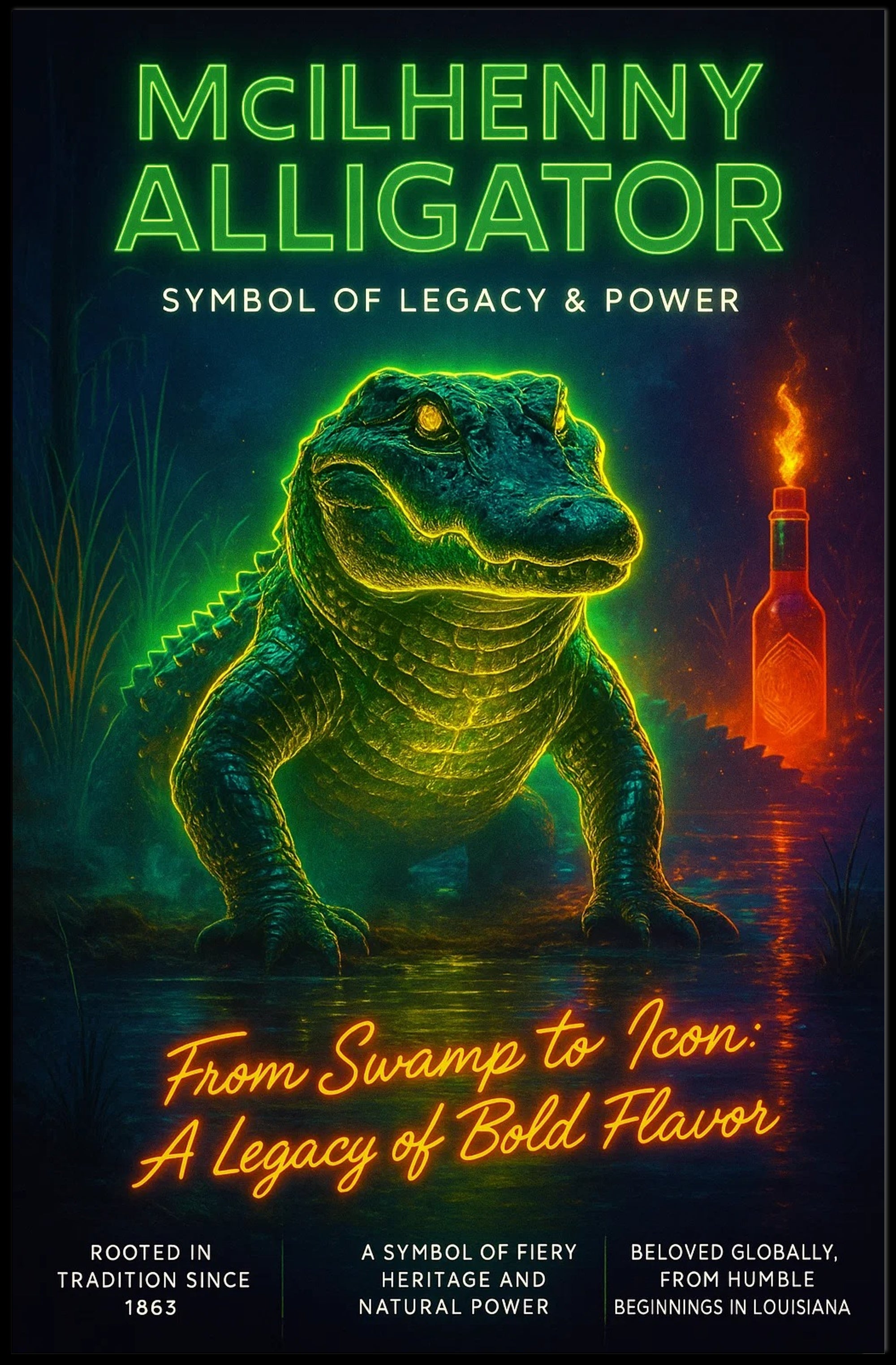 McIlhenny Alligator PosterGoat