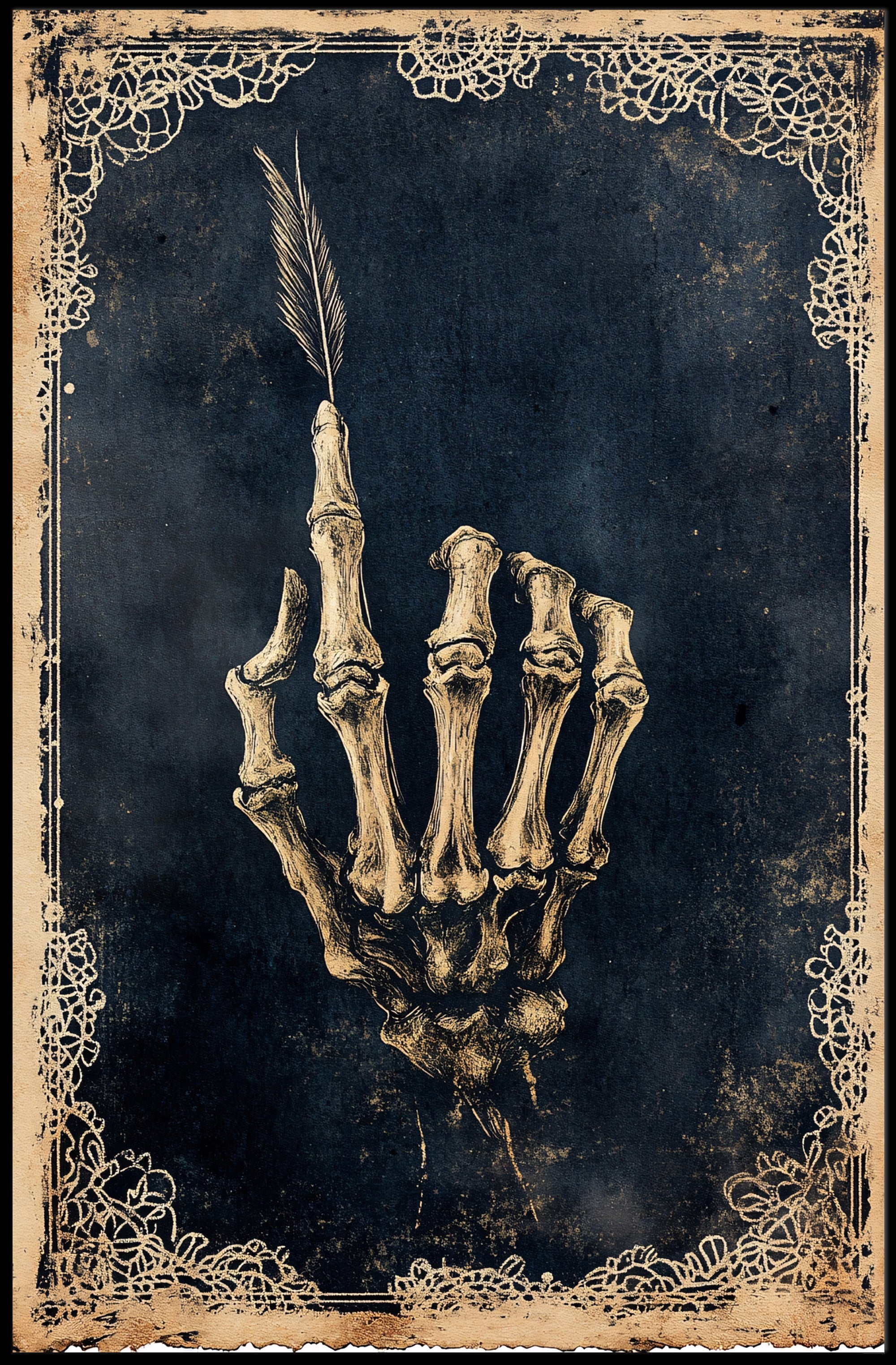 SkeletonS Quill Poster