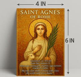 Saint Agnes of Rome Poster PosterGoat