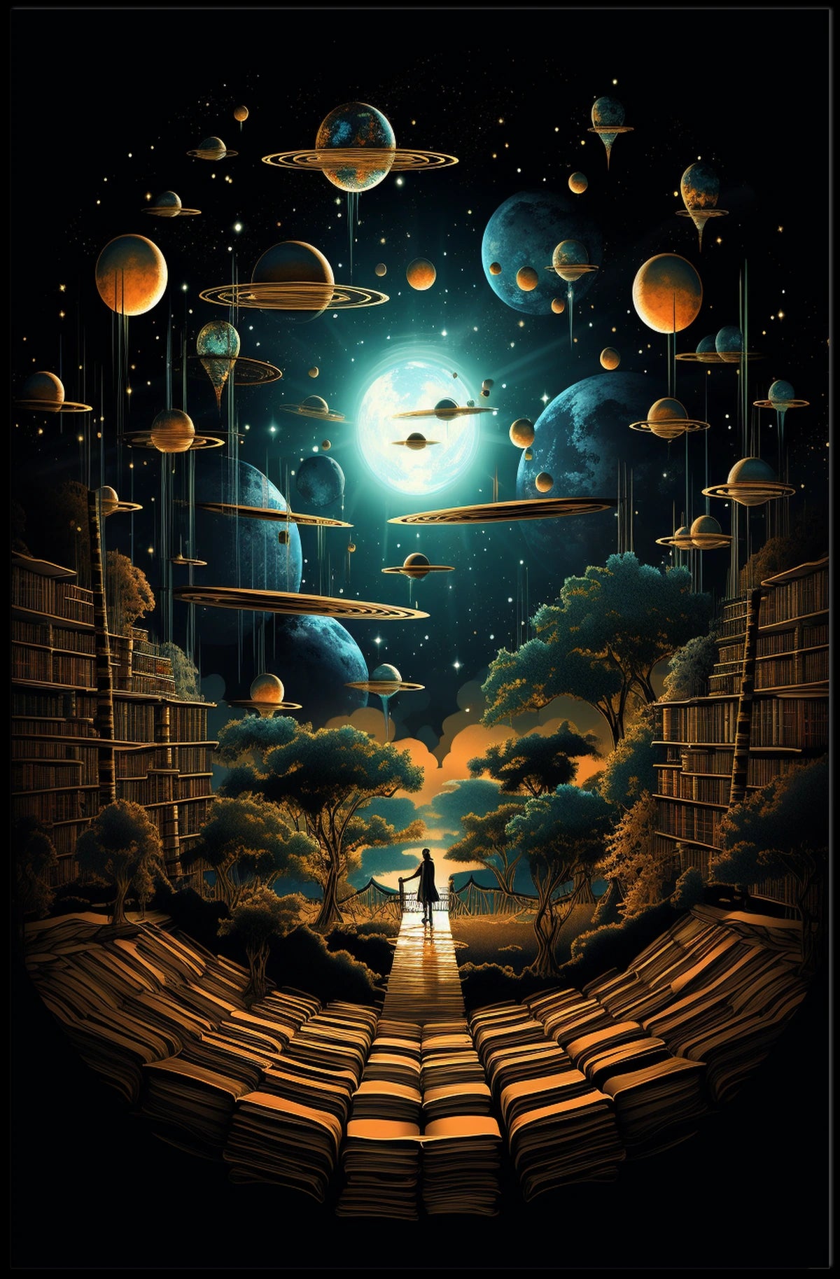 Journey Through the Cosmos Poster