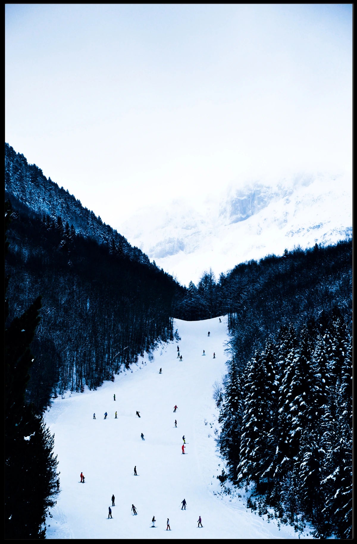 Winter Wonderland Ski Slope Poster