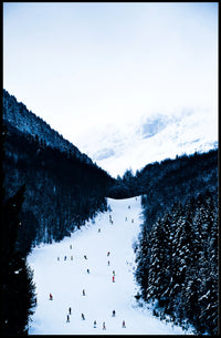 Winter Wonderland Ski Slope Poster