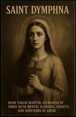 Saint Dymphna Patroness Of Mental Poster