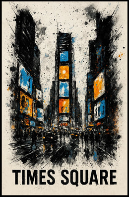 Times Square Vibes Poster