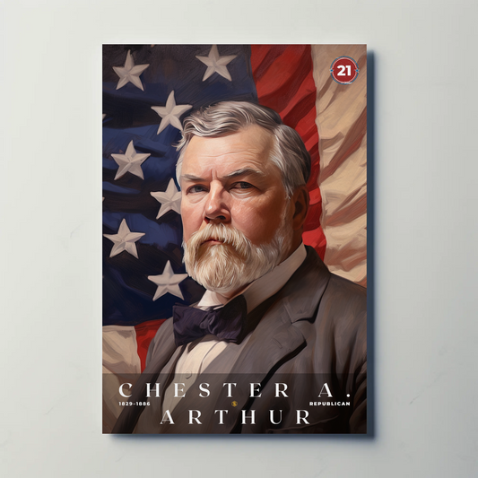 Chester A. Arthur 21st President Of The United States Portrait