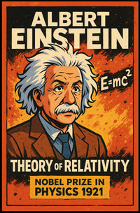 Albert Einstein Theory Of Relativity Poster