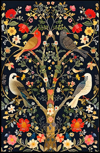 Enchanted Garden Tapestry William Morris Art Poster
