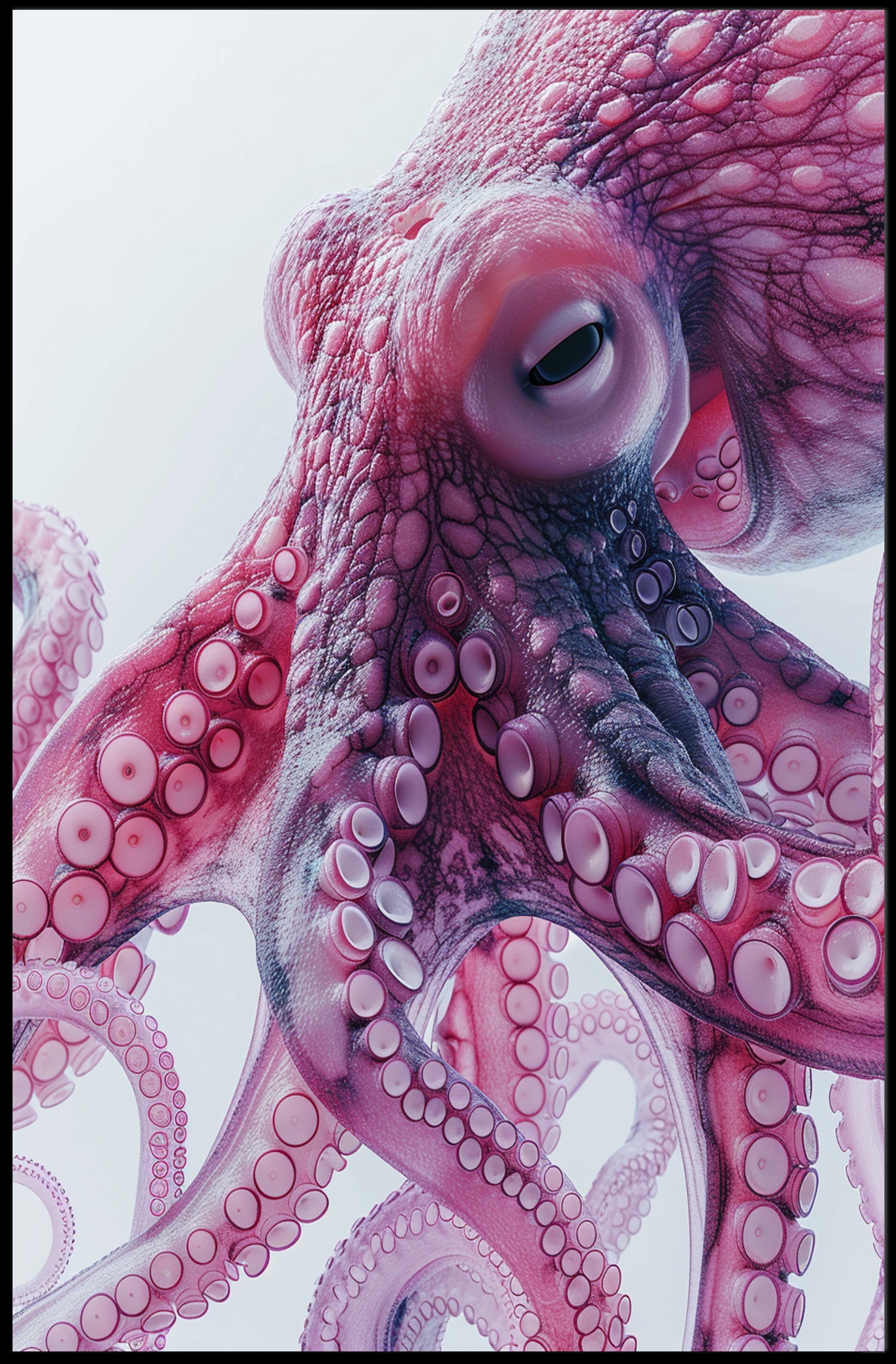 Mesmerizing Octopus Art Print Poster for Home Decor Enthusiasts PosterGoat
