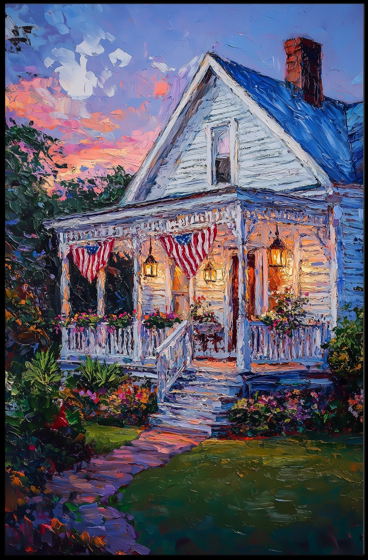 wooden house Poster