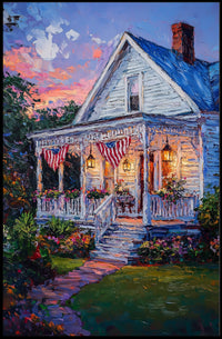 wooden house Poster