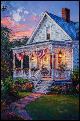 wooden house Poster