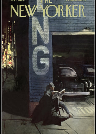 Mid-Century Urban Style Historical or Presidential Poster