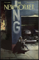 Mid-Century Urban Style Historical or Presidential Poster