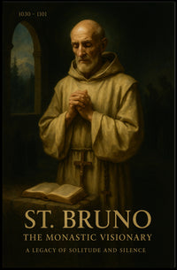 St Bruno Monastic Visionary Poster Wall Art